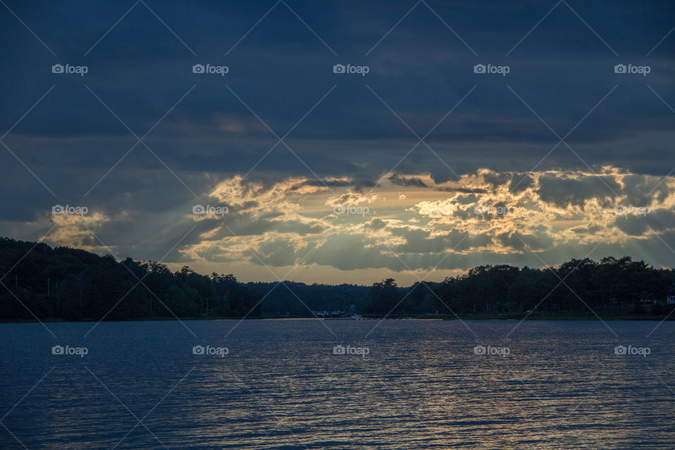 Sunset over the LaHave River