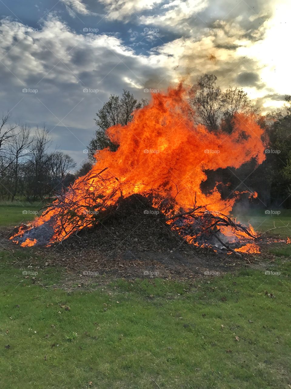 Big bon fire