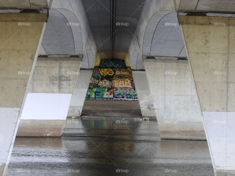 Under the bridge