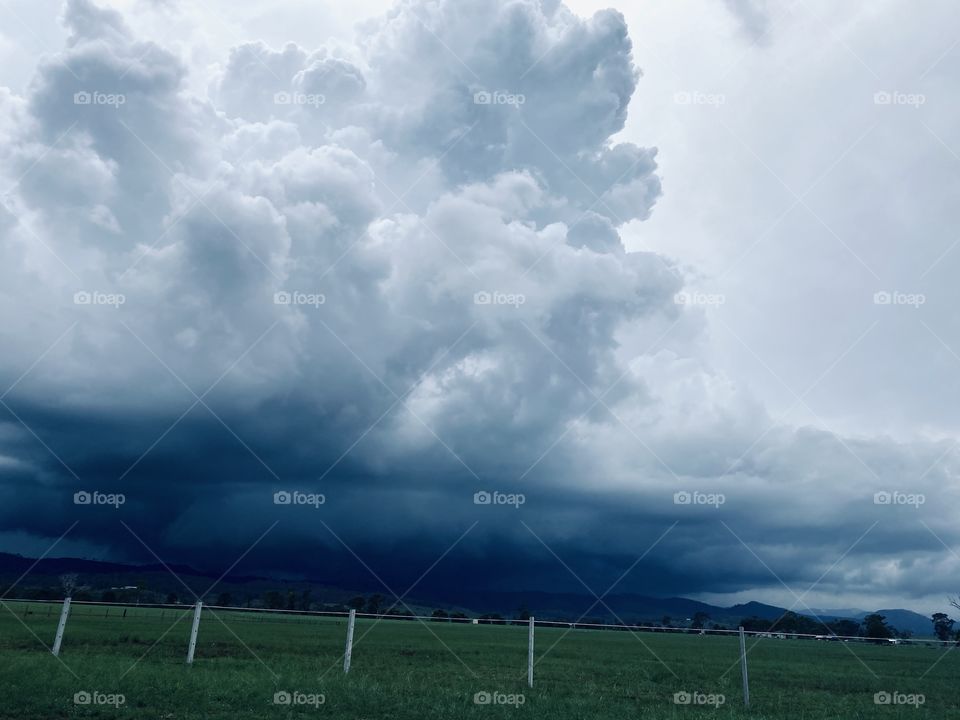 Racing in front of the storm