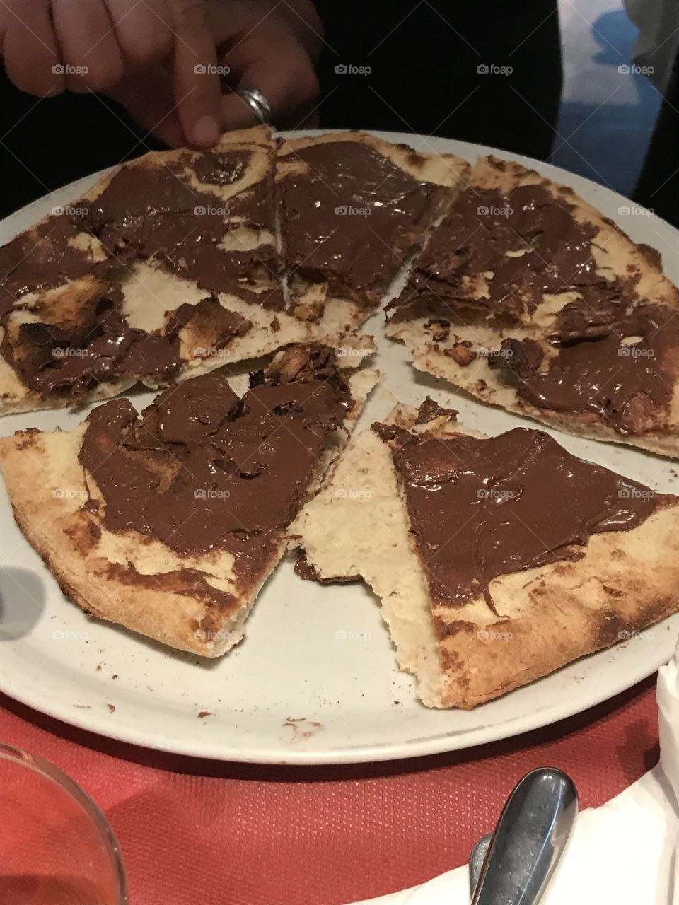 Pizza alla Nutella 