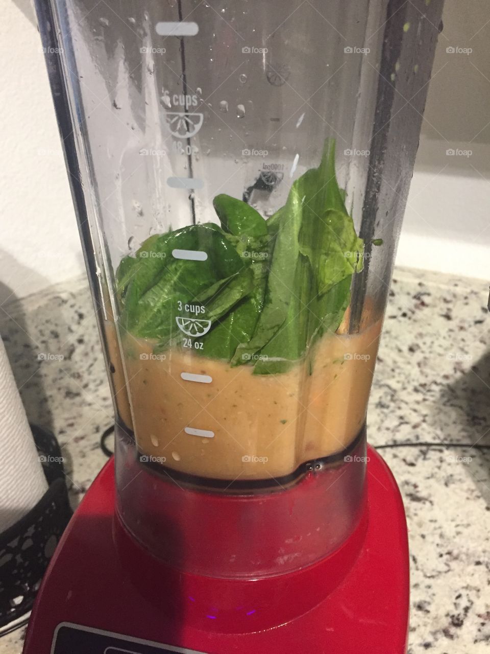 Nutritious vegetable smoothie