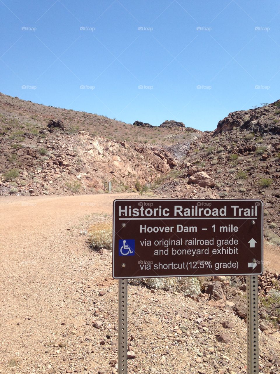 Hiking Historic Railroad Trail 