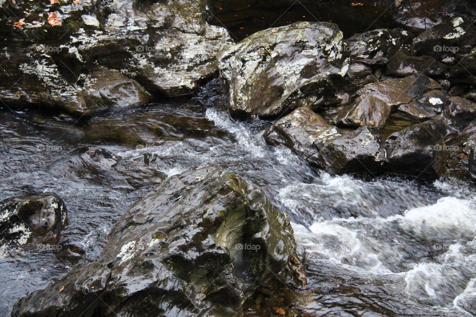 Water running in Scotland