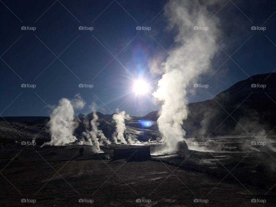 géiser del Tatio en Chile