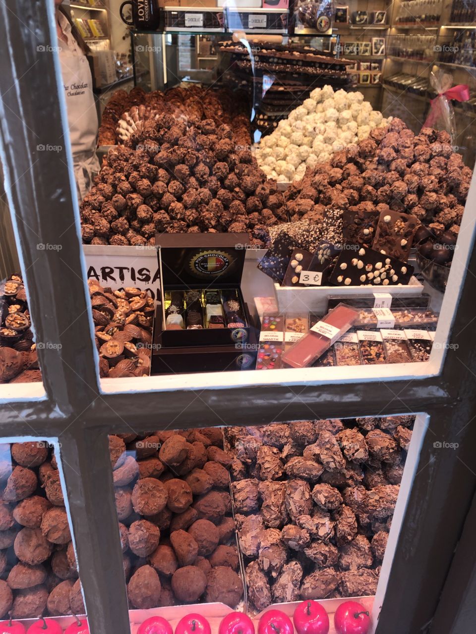 Chocolate store window 