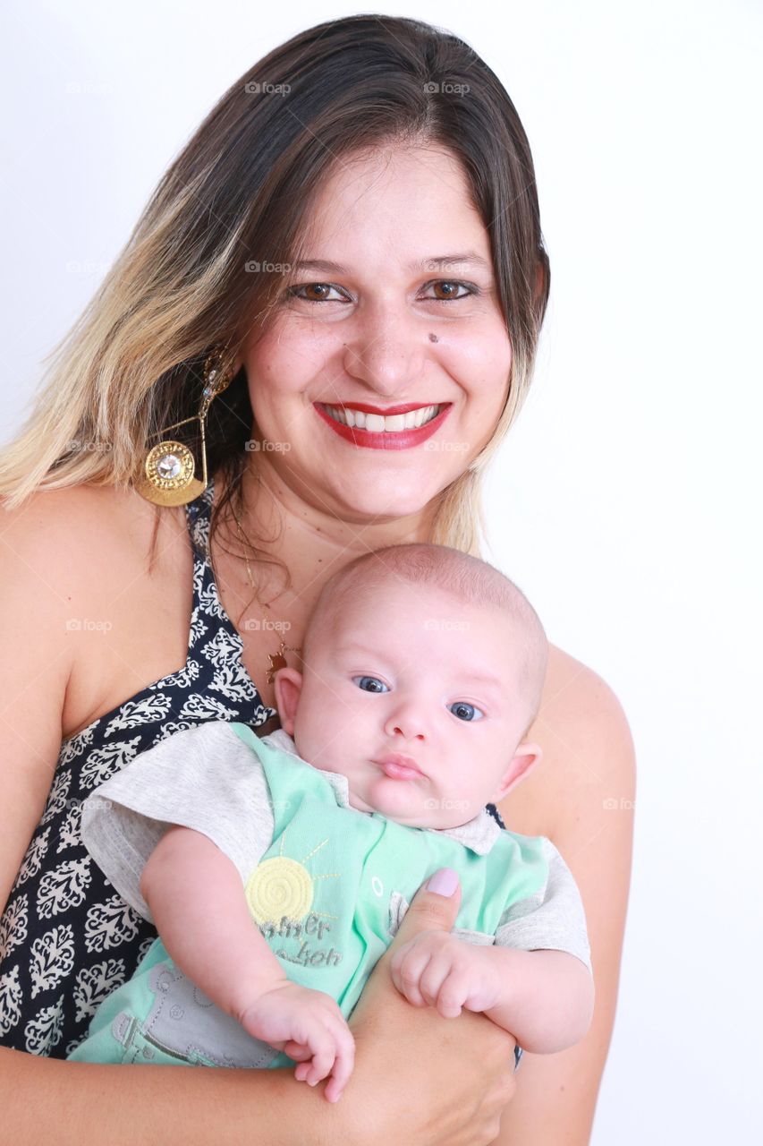 my family mother and son joy stamped on my face