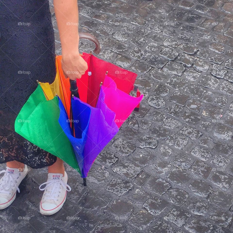 Rainbow Umbrella 