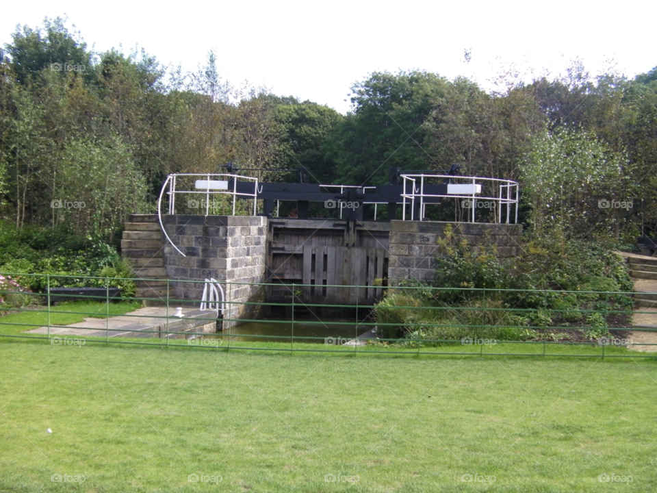 roundhay park leeds the gold medal lock gates resited in leeds england by pawright68
