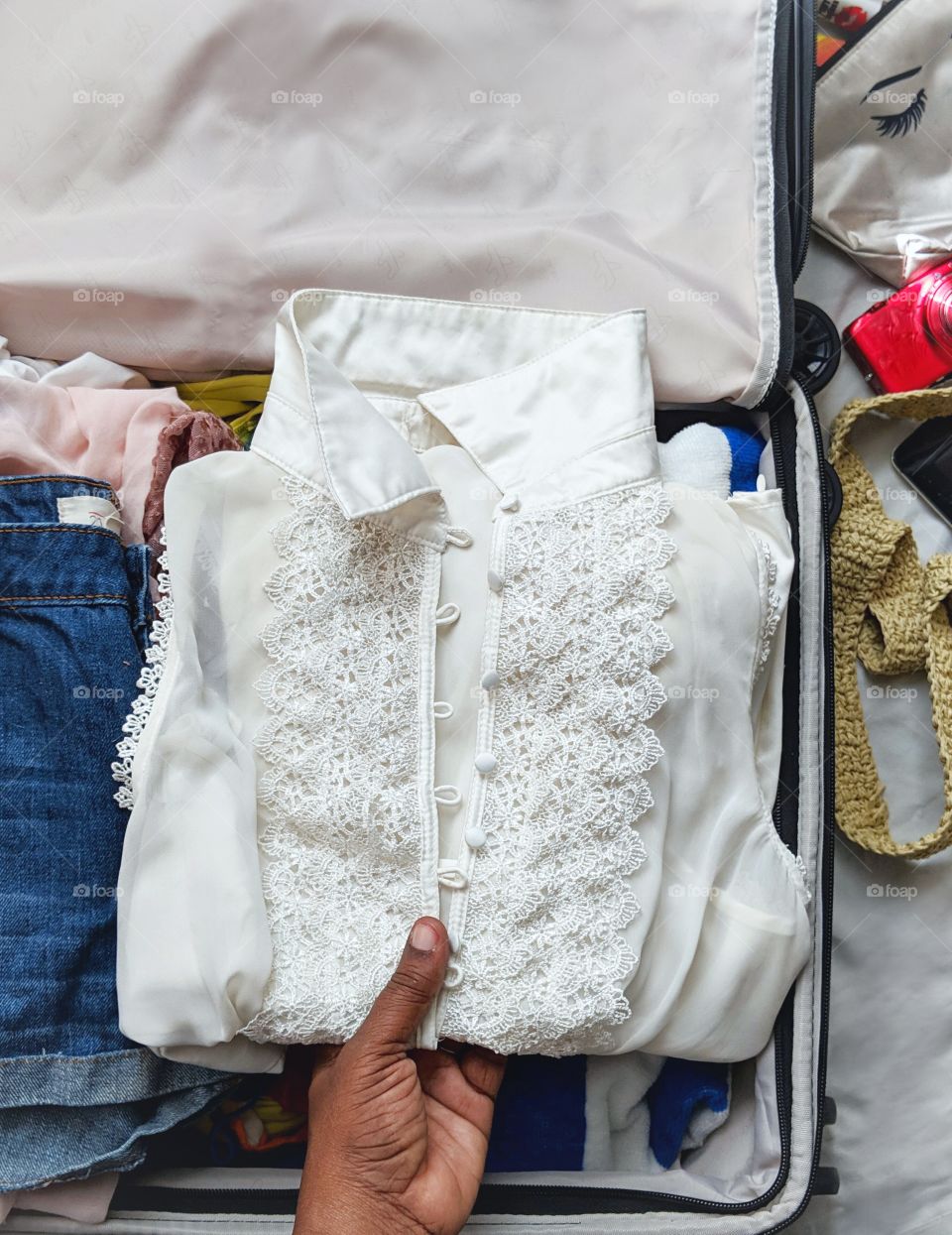 Suitcase for holiday