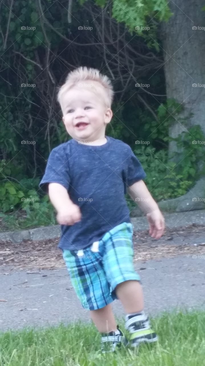 Child, Outdoors, One, Park, Portrait