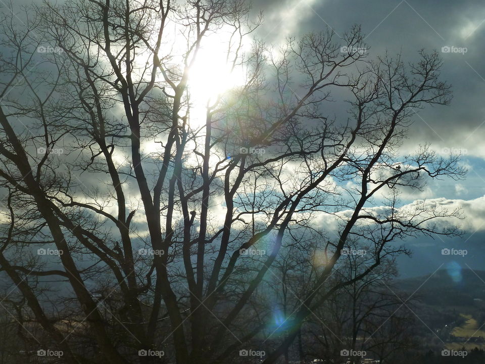 sunset in Czech republic