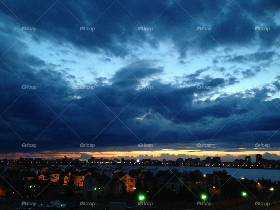 Sky. Sky above Kazan 
