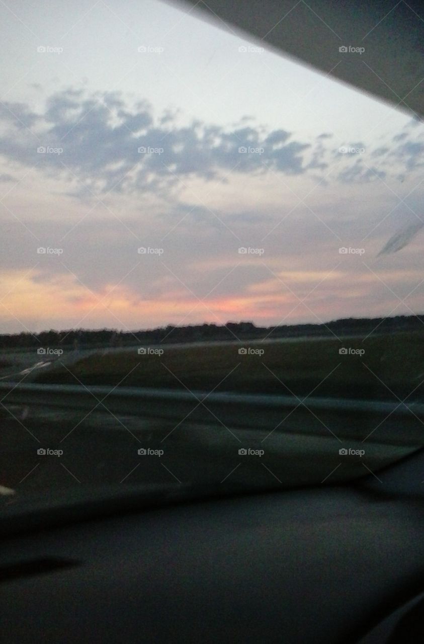 Landscape, Car, Road, Storm, Travel