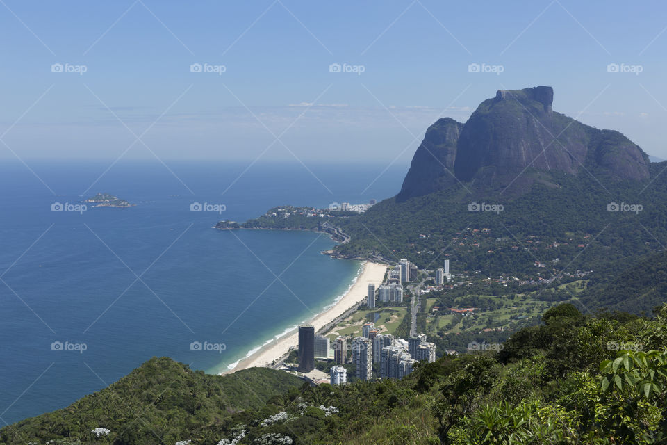 Pedra da Gavea in Rio de Janeiro Brazil.