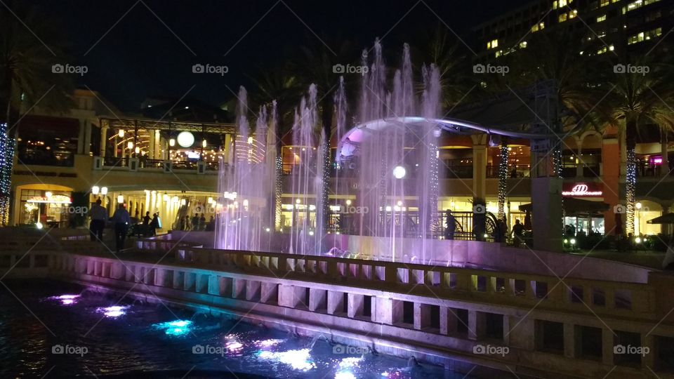 Fountain in the Mallorca, West Palm Beach. Florida