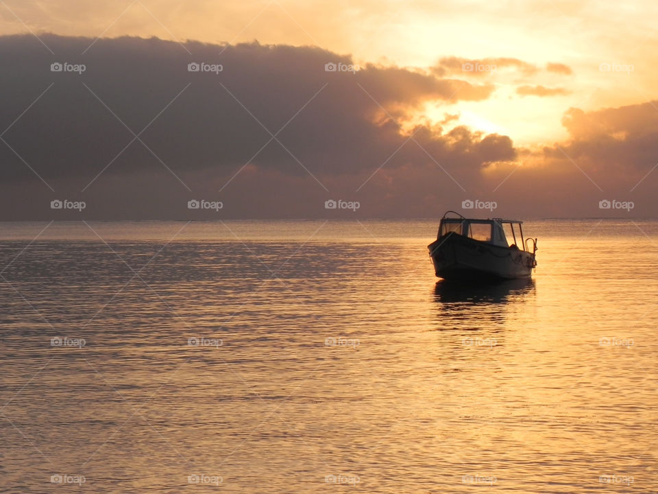 italy sunset sea boat by roflcopter944