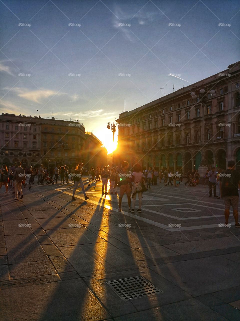 Sunset 🌇 Milan, Italy