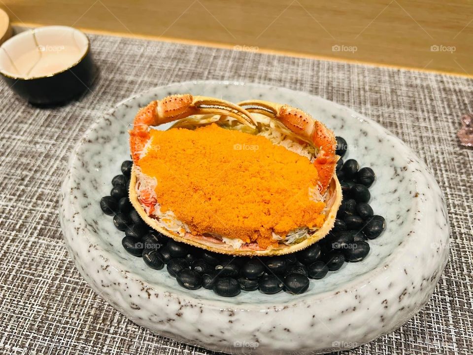 Crab sushi 