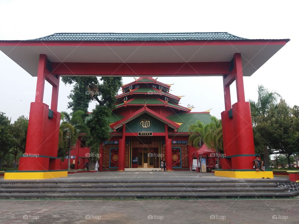 mosque with Chinese architecture