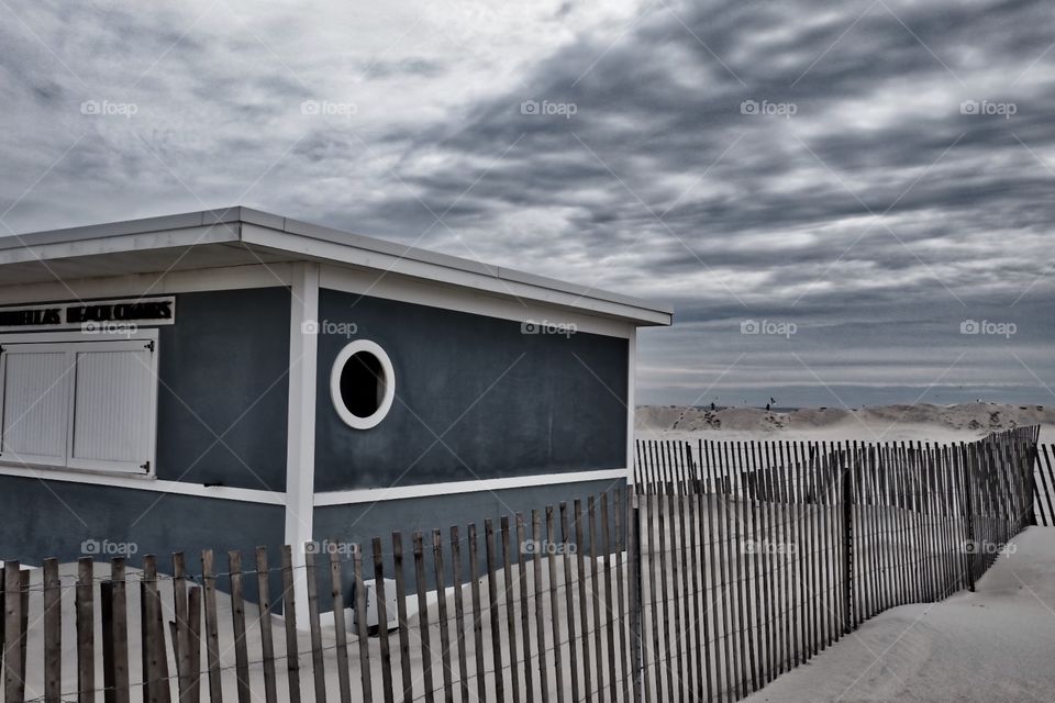 Dramatic Landscape Of Jones Beach State Park, HDR Photography, Beach Photo, New York Beaches 