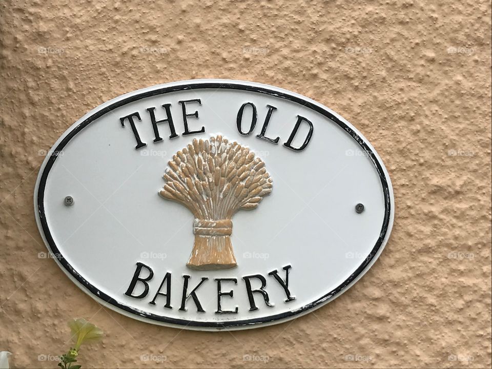 The Old Bakery Sign
