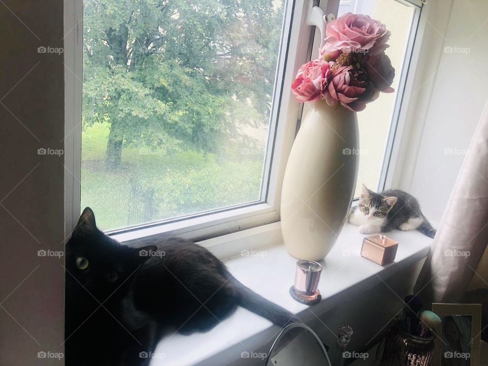 Just waiting for the rain to stop 😬