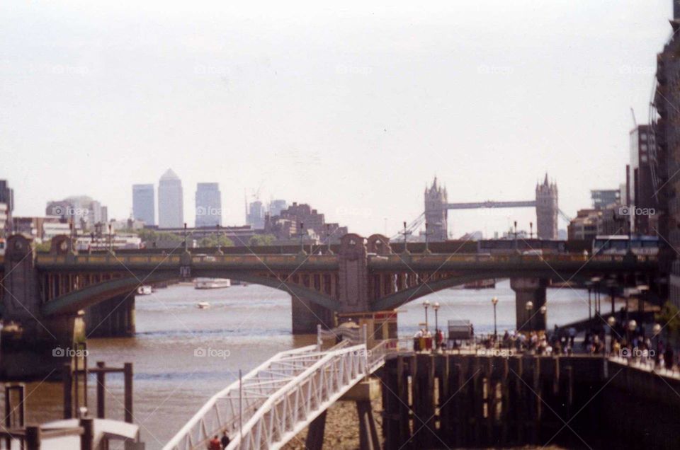 Looking down the Thames 