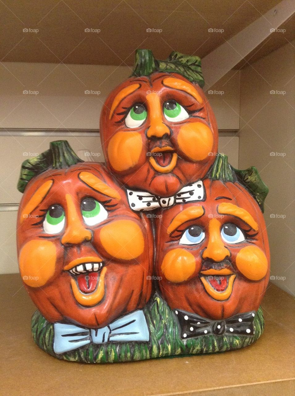 Three pumpkin