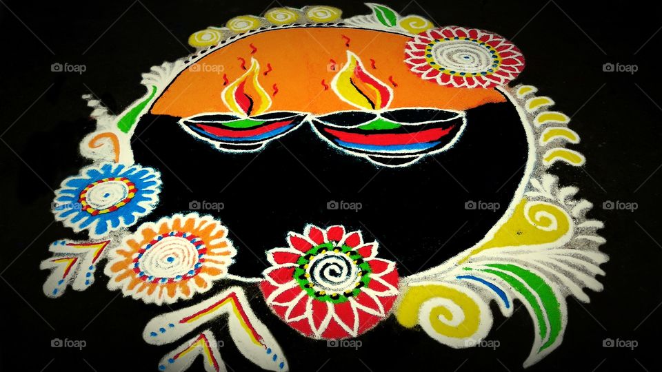 Rangoli tradition art