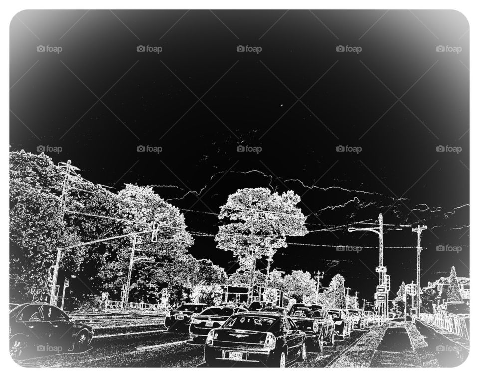 Philly in black and white