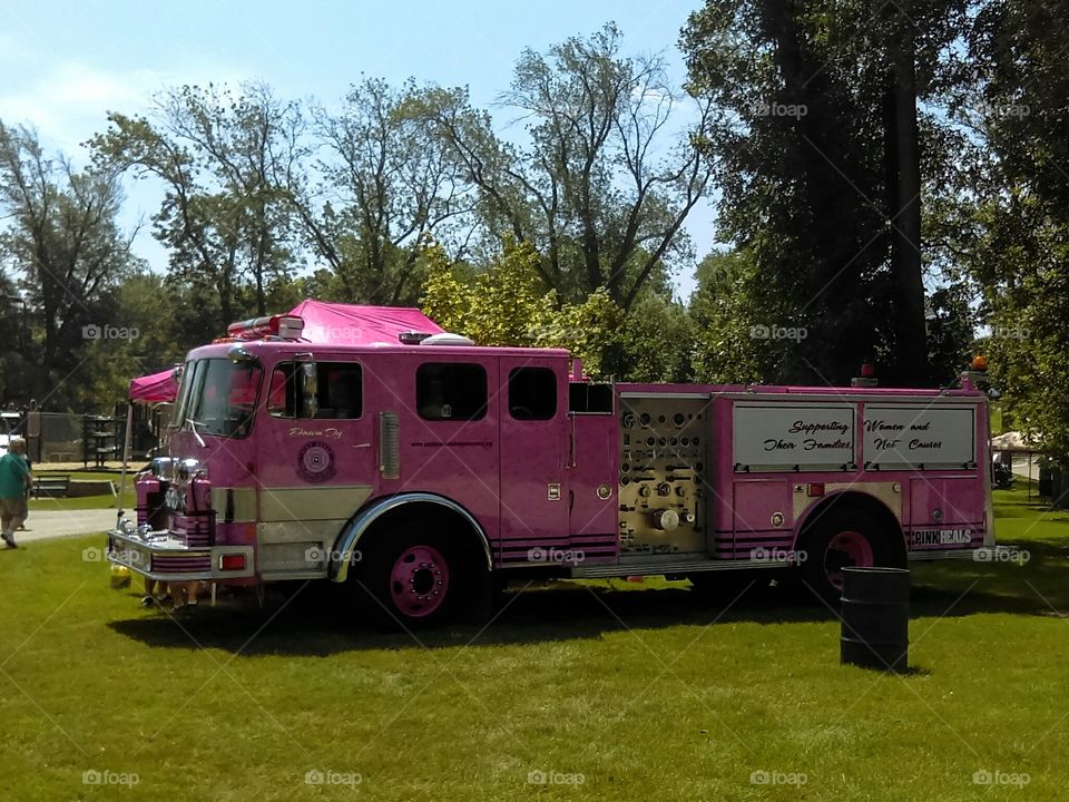 Pink Fire Engine