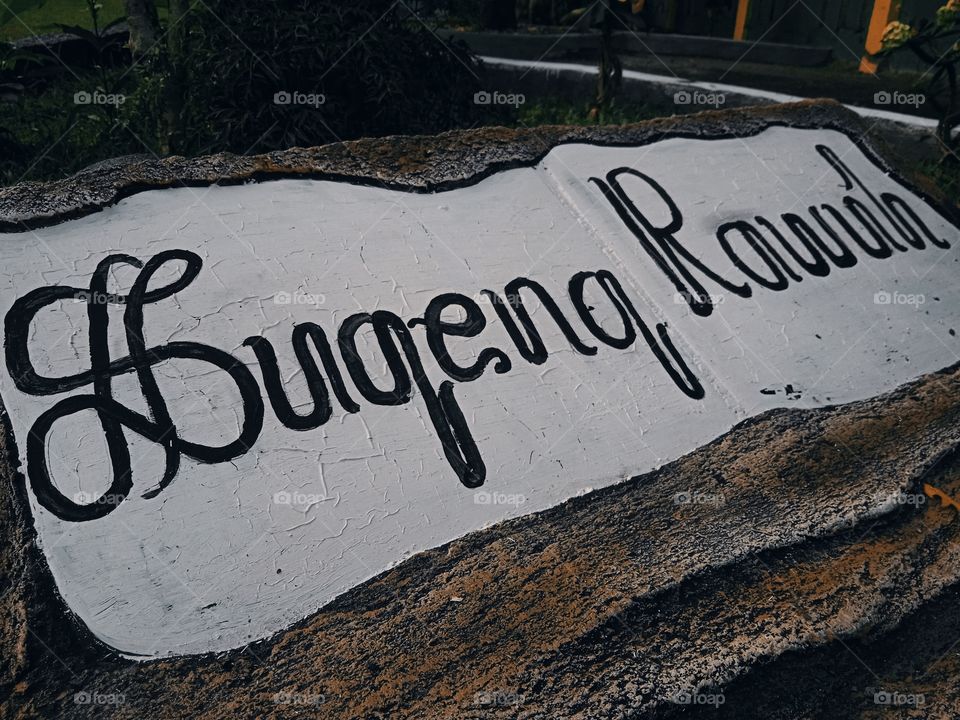 Sugeng Rawuh = Selamat Datang = Welcome