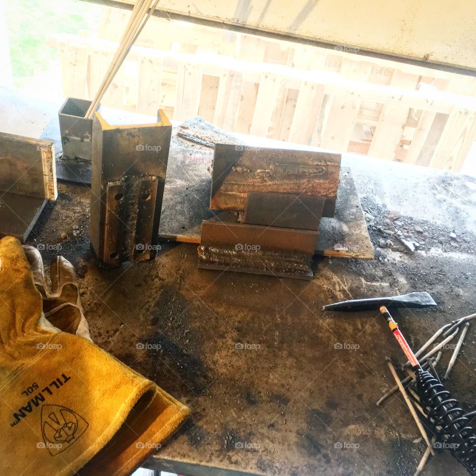 Practicing some t Welds