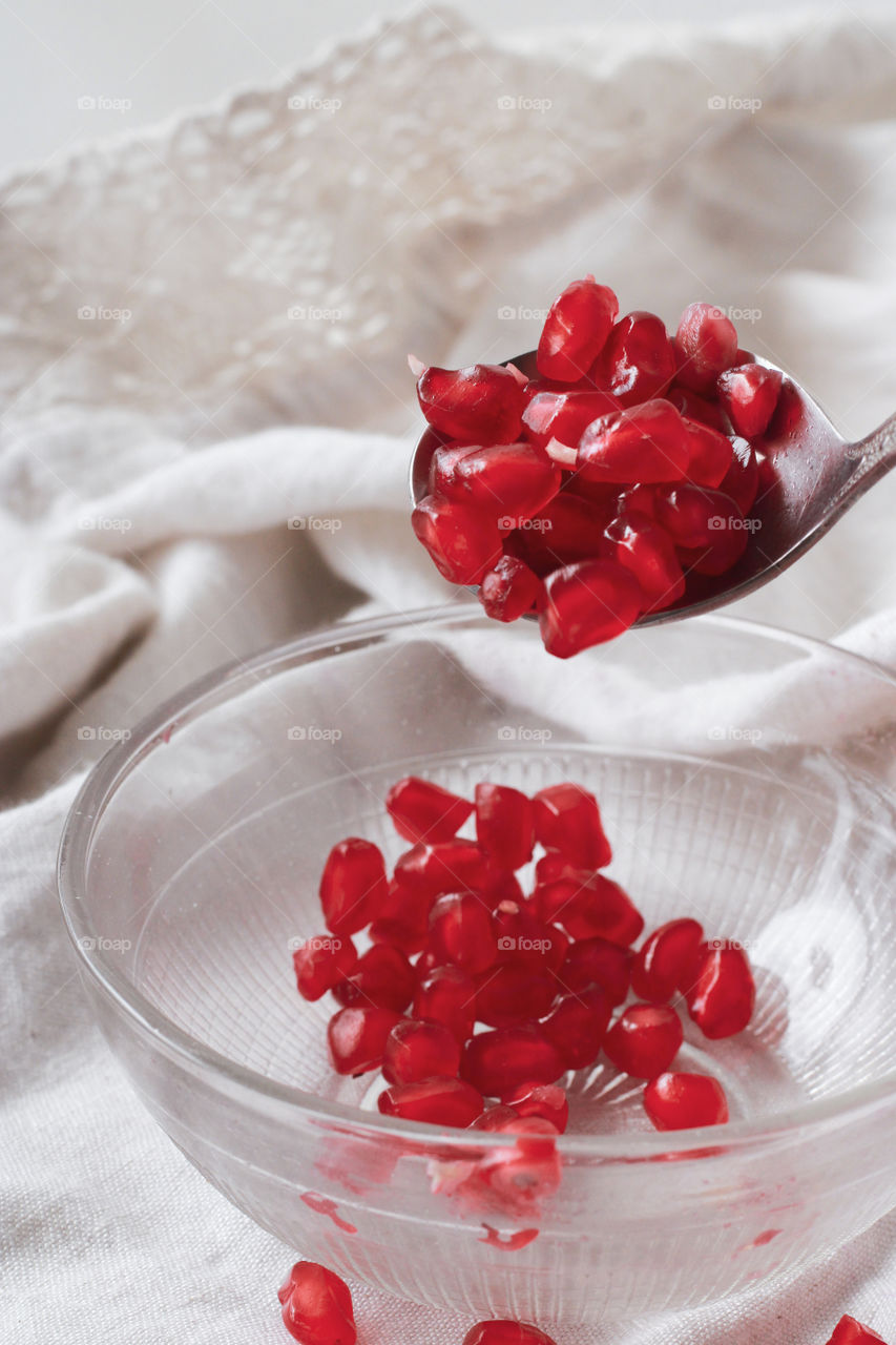 pomegranate seeds