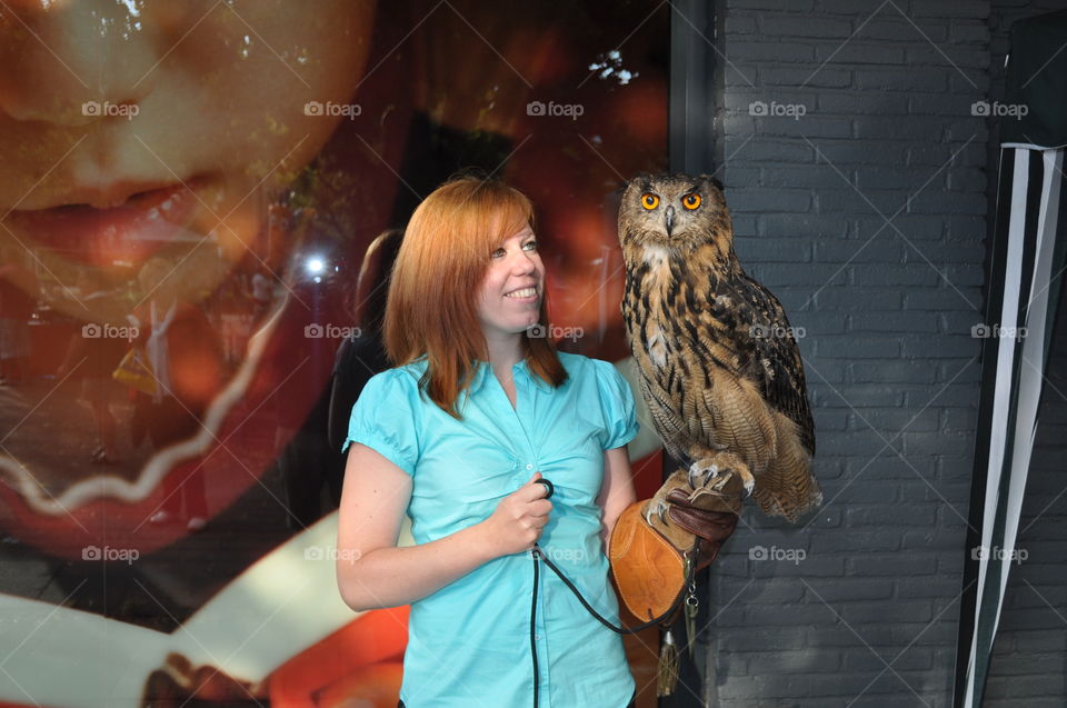 People, Portrait, Bird, Outdoors, One