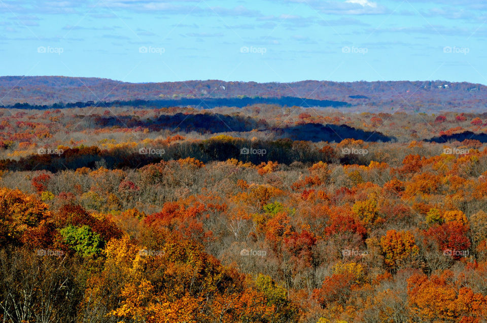 Tennessee mountains in autumn