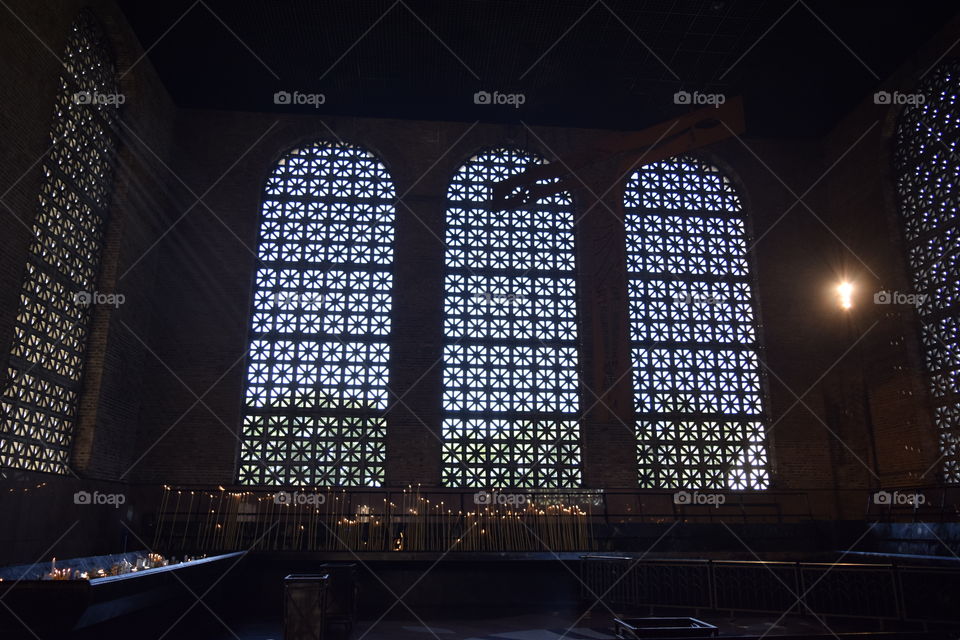 Room of promises of the Basilica of Nossa Senhora da Aparecida SP BRAZIL