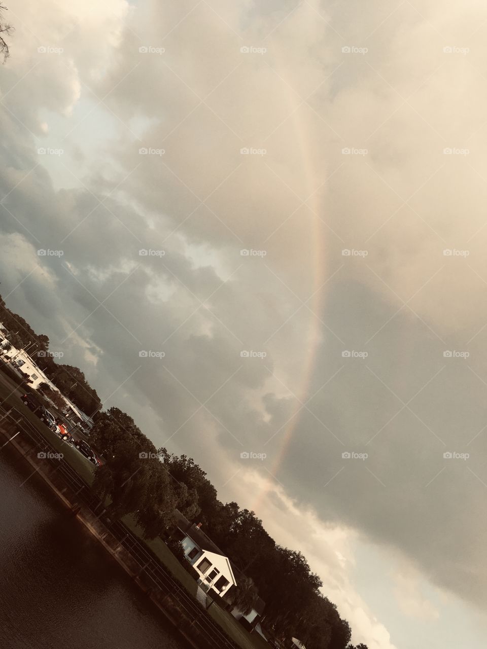 Rainbow in a beautiful sky 🌈