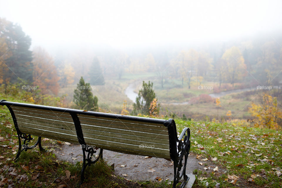 landscape garden park autumn by vikandr2007