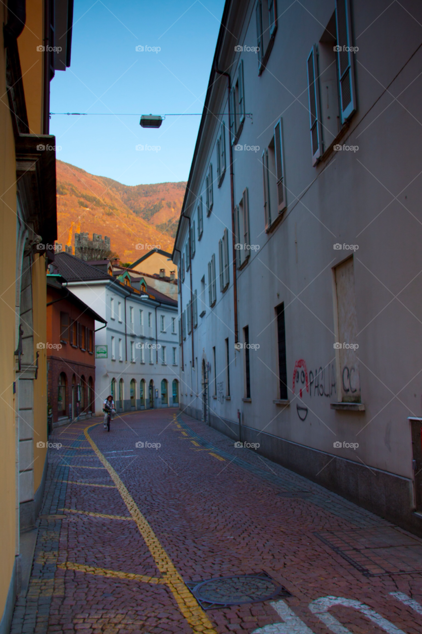 bellinzona switzerland street city travel by cmosphotos