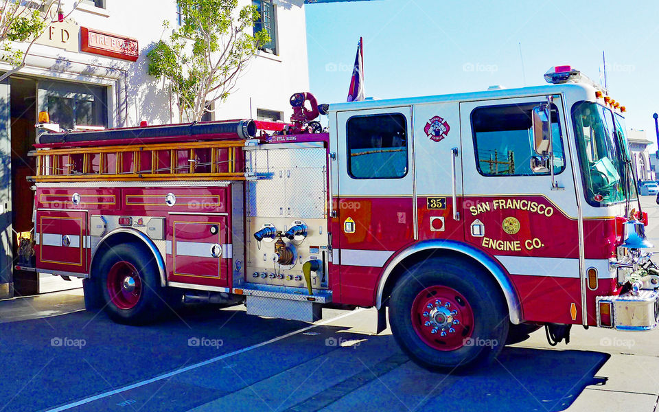 San Francisco fire truck