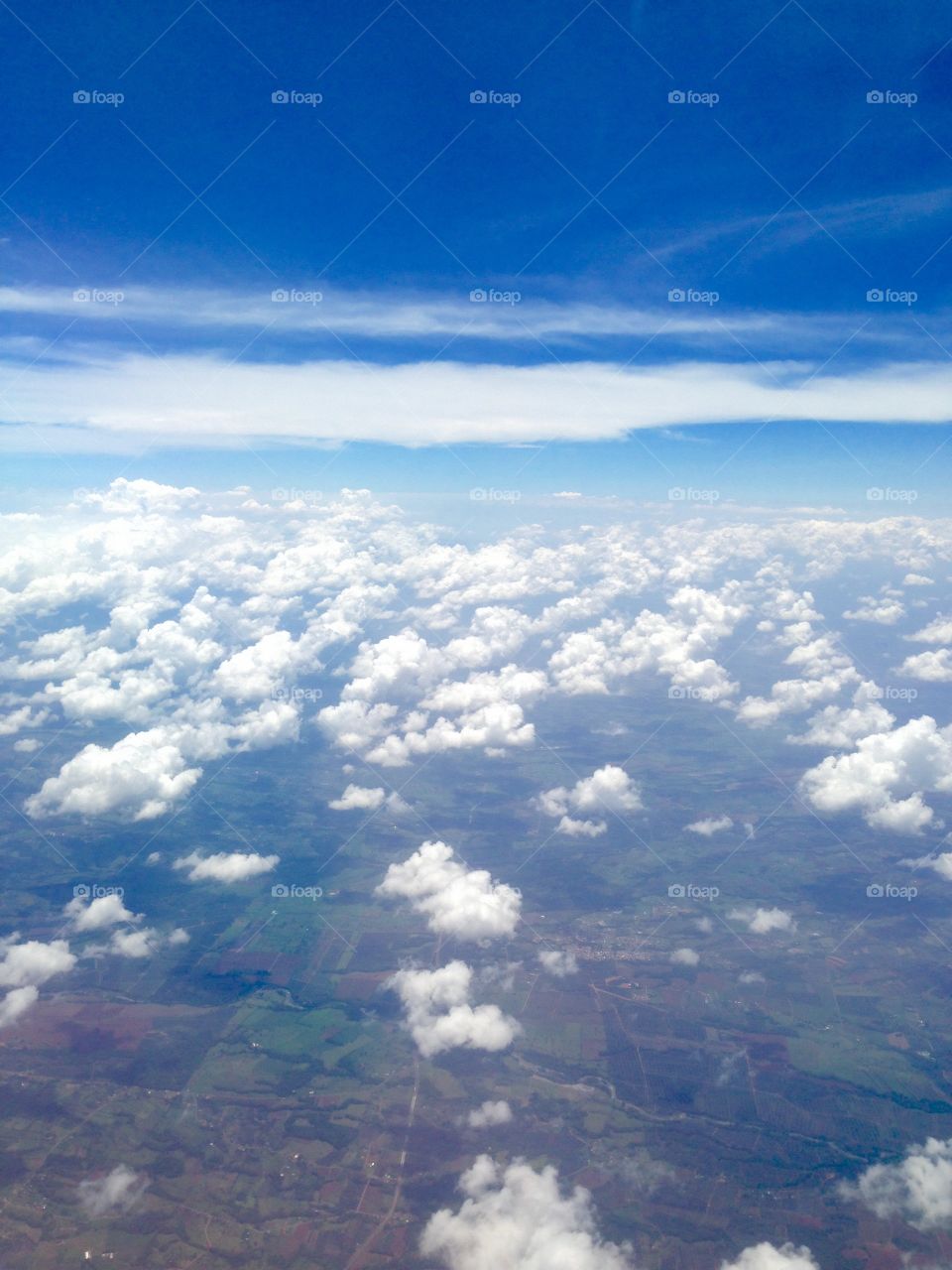 Clouds Over Florida. On the way to Costa Rica