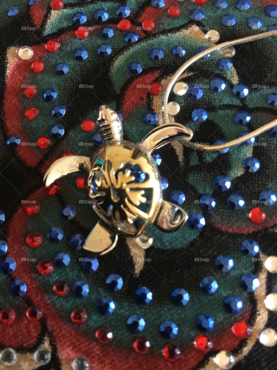 Silver Tortoise Pendant 