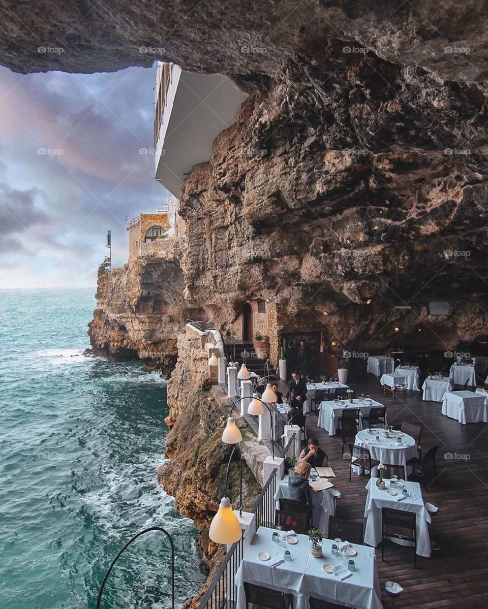 beautiful beach restaurant