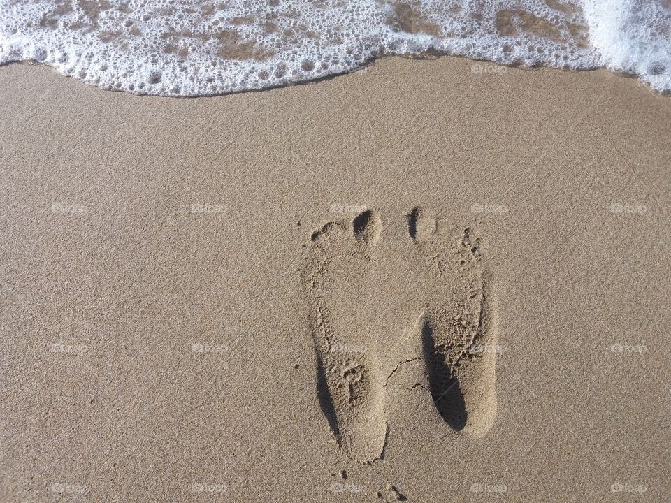 Sand, Beach, Footprint, Seashore, Foot