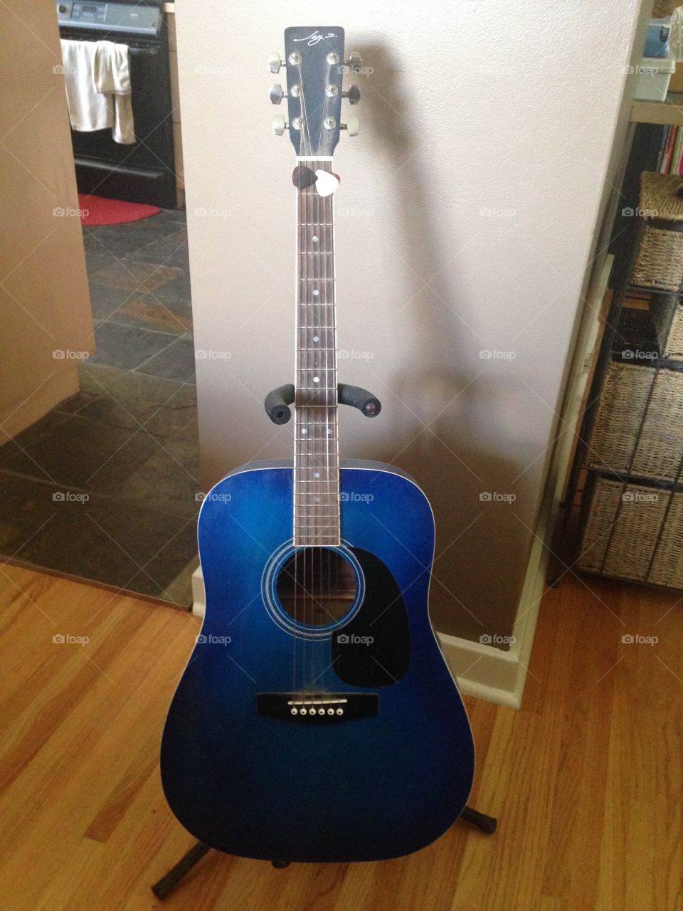 Blue guitar