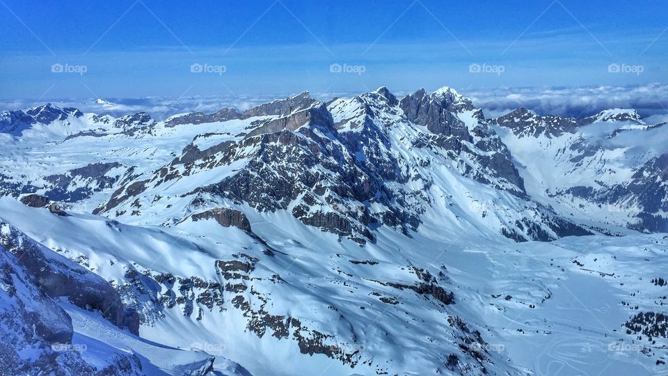 Winter mountain landscape 