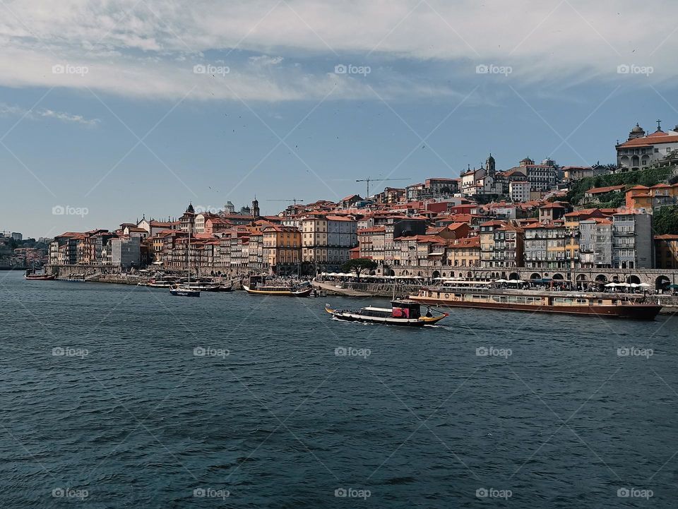 a beautiful view of the river in Porto