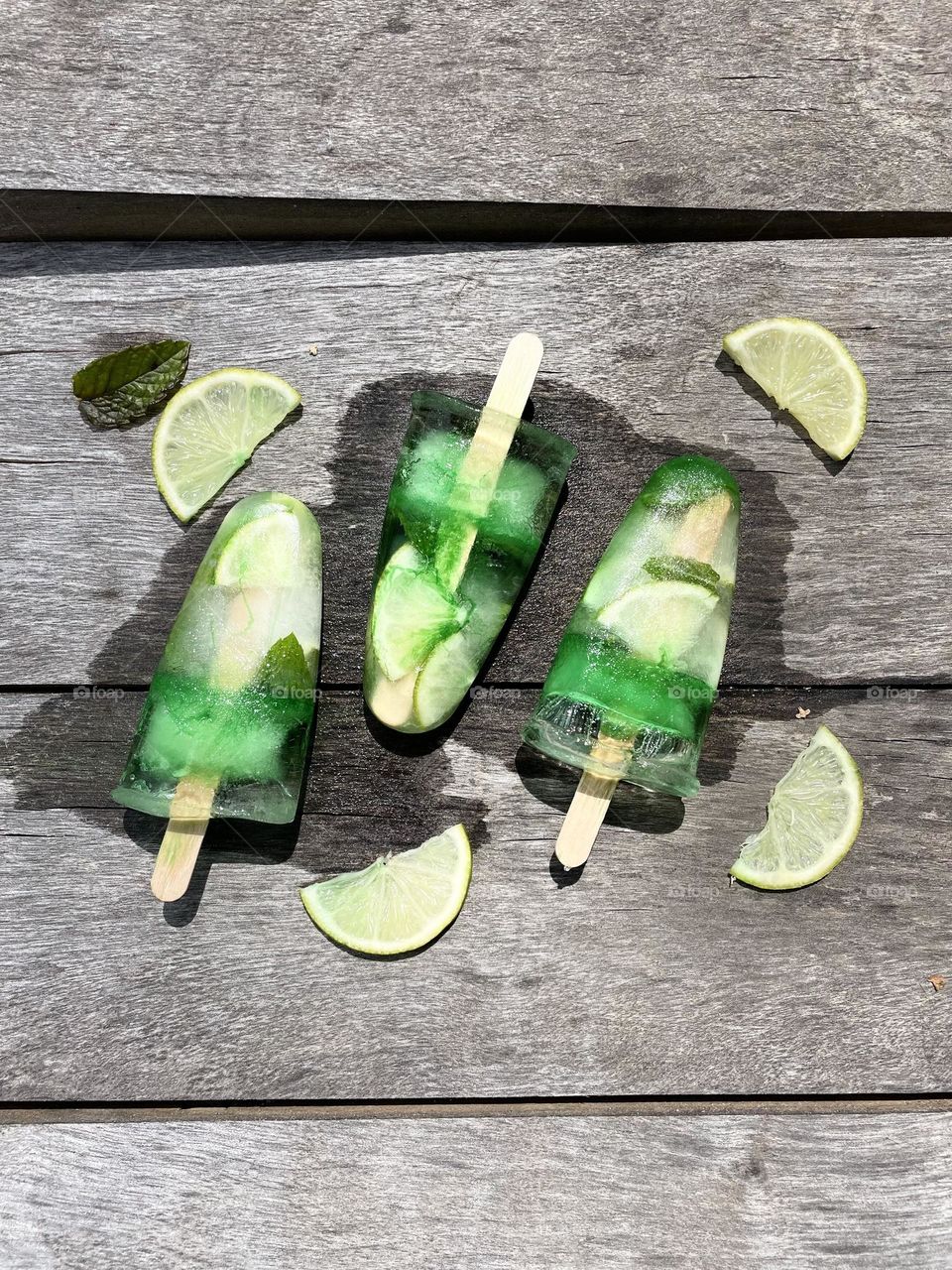 Lime Popsicles...